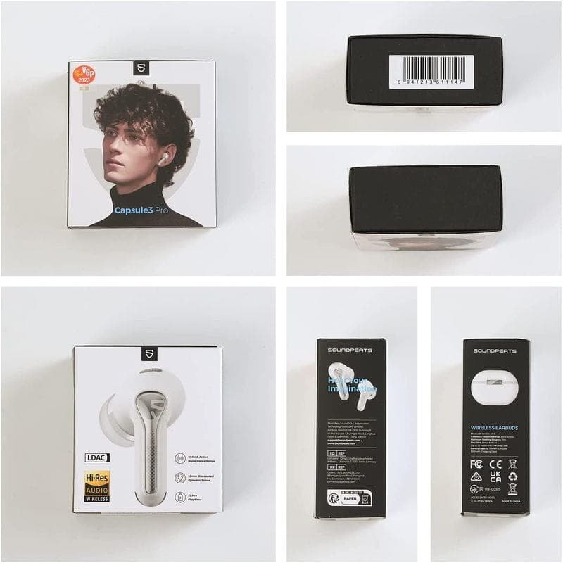 SoundPEATS Capsule3 Pro TWS Blanco - Auriculares Bluetooth - Caja