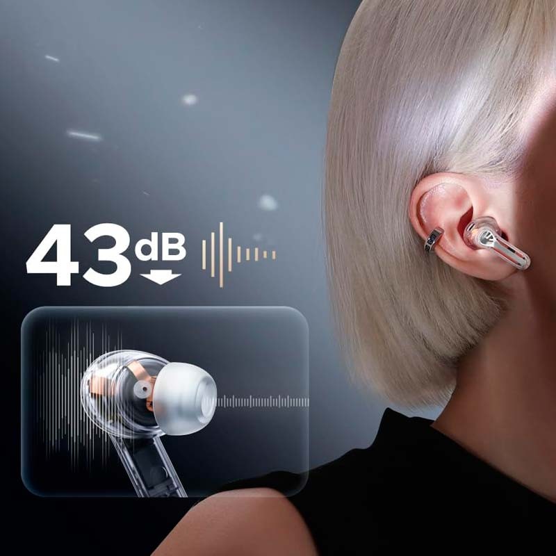 SoundPEATS Capsule3 Pro TWS Branco Transparente - Auriculares Bluetooth - Item2