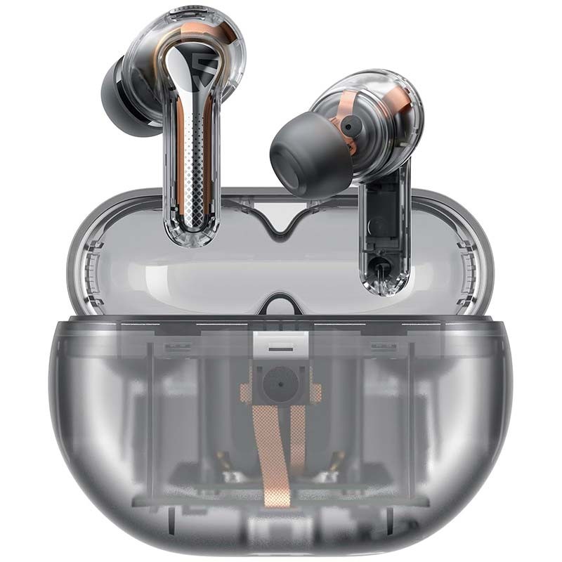 Auriculares Bluetooth SoundPEATS Capsule3 Pro Preto Transparente - Item