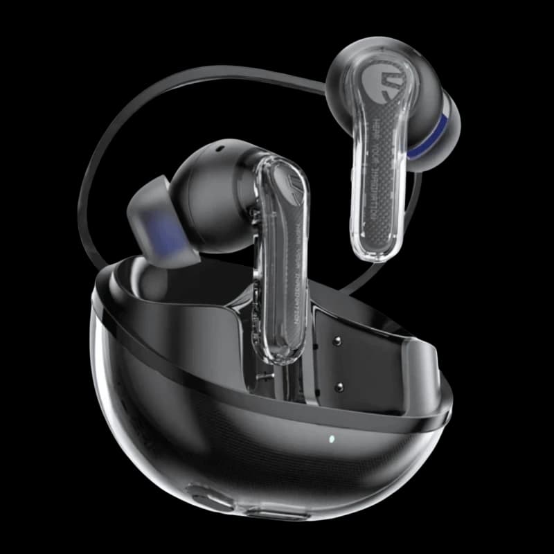 SoundPEATS Clear Negro - Auriculares Bluetooth