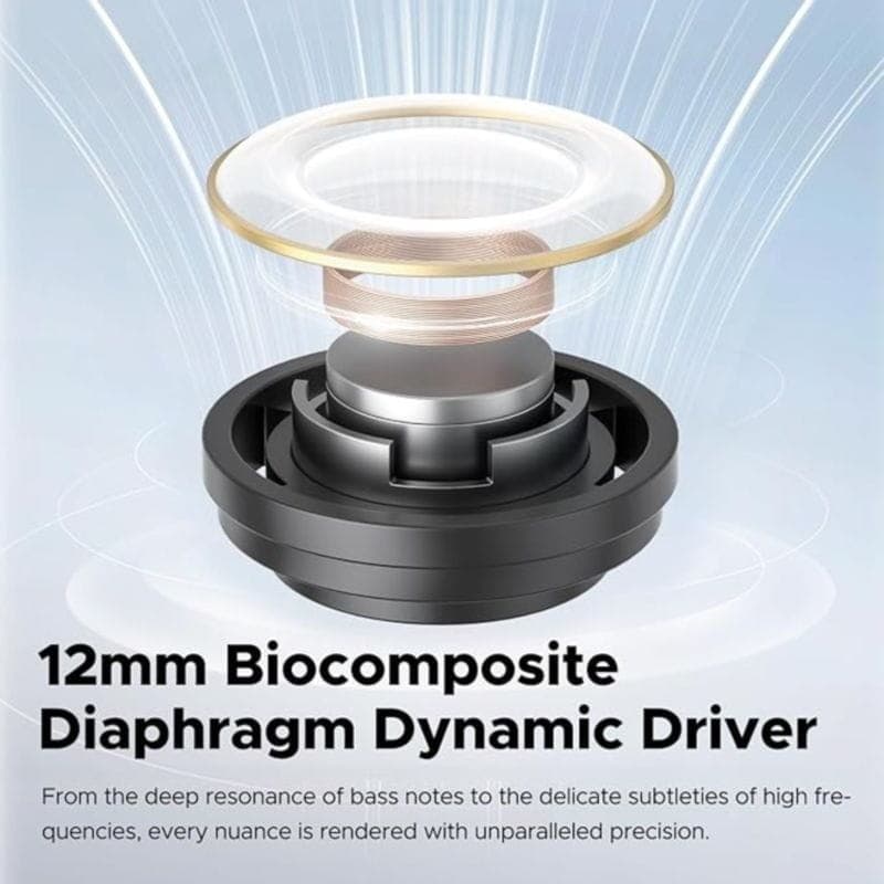 Auriculares SoundPEATS Clear Negro con drivers dinámicos
