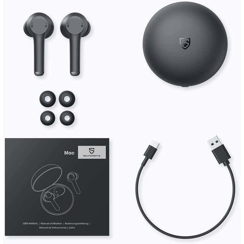 Alrededor dolor de cabeza Turbina SoundPEATS Mac - Auriculares Bluetooth deportivos Negro