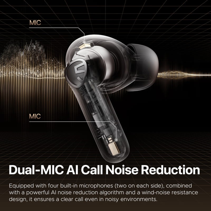 SoundPEATS T3 Pro TWS Preto - Auriculares Bluetooth - Item8