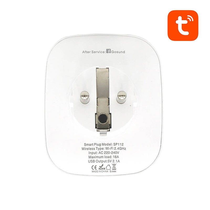 Gosund SP112 16 A WLAN 2,4 GHz USB 2,1 A x 2 Blanco - Enchufe inteligente - Ítem2