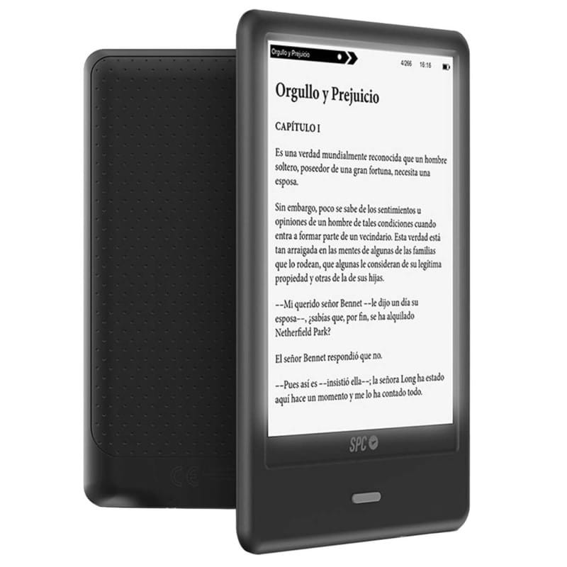 SPC Dickens Light Pro eReader 8GB com Luz frontal Regulável Preto - Item1