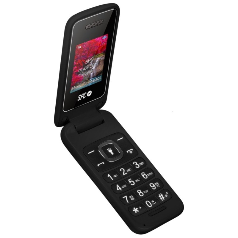 SPC Flip 2306N Negro - Teléfono Móvil para Mayores