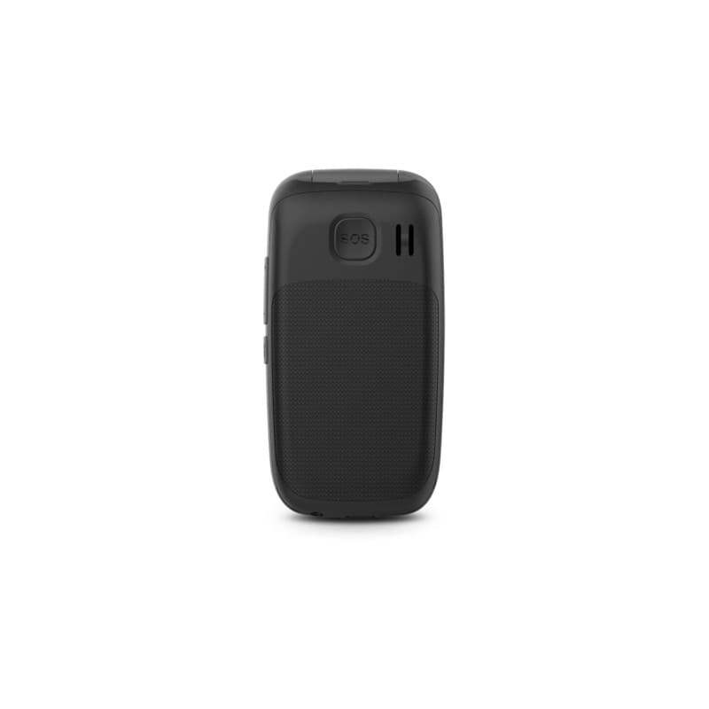 Vista trasera del Teléfono móvil SPC Harmony 4G Negro con botón SOS