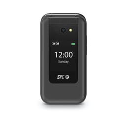 Vista frontal del Teléfono Móvil SPC WILD 4G Negro plegado