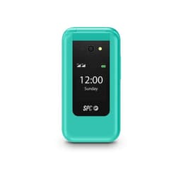 Vista frontal del Teléfono Móvil SPC WILD 4G Verde plegado