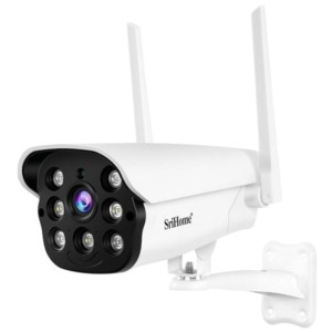 Caméra de Sécurité Sricam SH043 4MP Vision Nocturne Couleur Onvif Wifi Blanc
