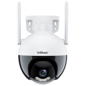 Caméra de Sécurité Sricam SH045 1080P WiFi Blanc