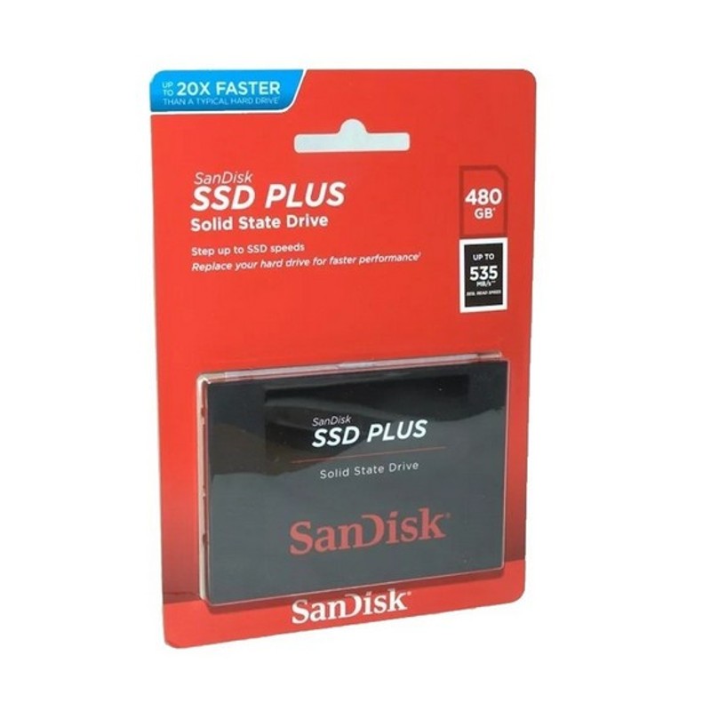 Disque dur SSD 480Go SanDisk Plus SATA3 - Ítem1