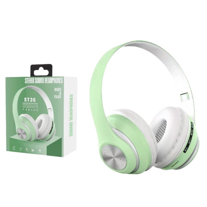 ST 36 Verde claro - Auscultadores Bluetooth - Item1