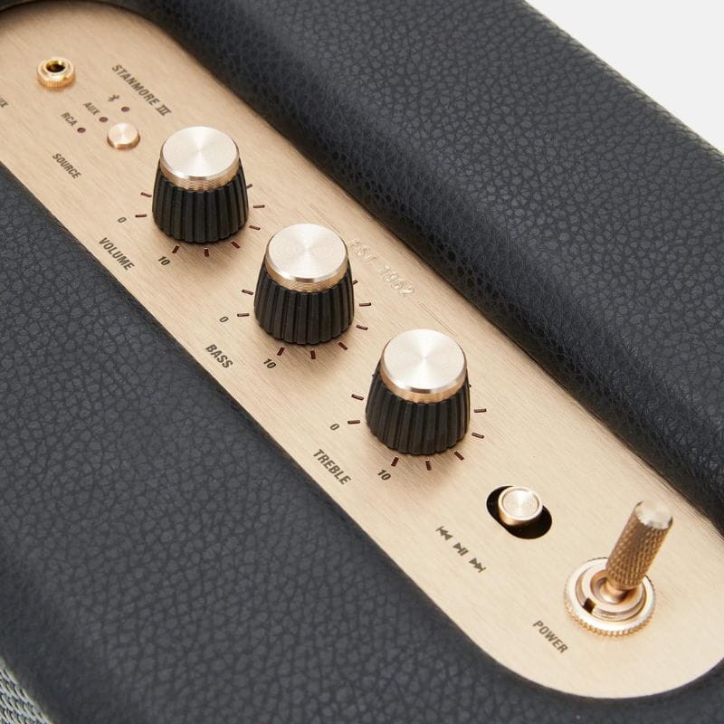 Coluna Bluetooth Marshall Stanmore III em Preto - Item1