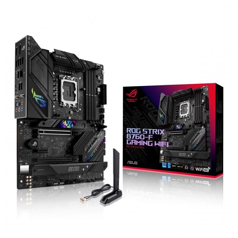 ASUS ROG STRIX B760-F LGA 1700 ATX Ethernet LAN 2.5 Gigabit WiFi – Placa Base - Ítem