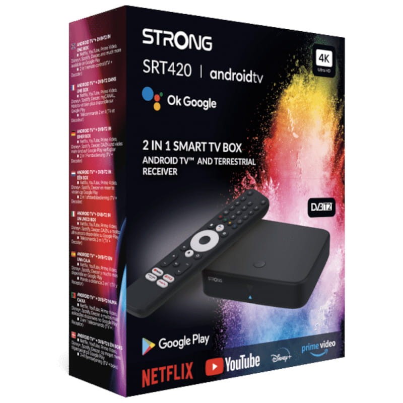 Strong SRT 420 4K 8GB Preto - Android TV com TDT - Item7