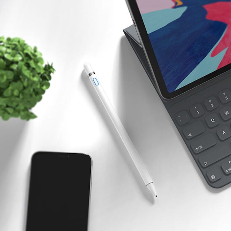 Caneta Stylus Capacitiva Branca K811 para Xiaomi Pad/Apple iPad/Samsung Tab - Item3