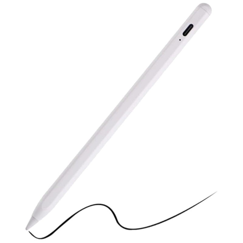Caneta Tátil Ótico Stylus KD503 Branco Universal Magnético para Tablet/iPad/Mobile/Android/Apple/Xiaomi/Samsung - Item1
