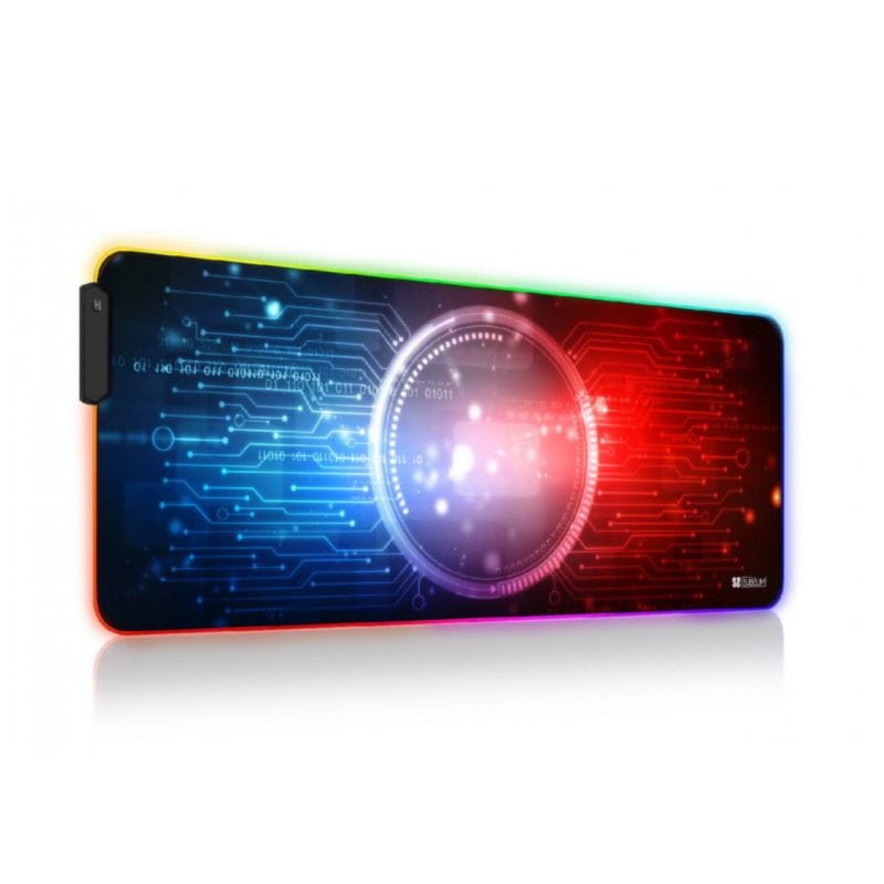 Alfombrilla Subblim Chip LED RGB 9 Colores Negro - Ítem