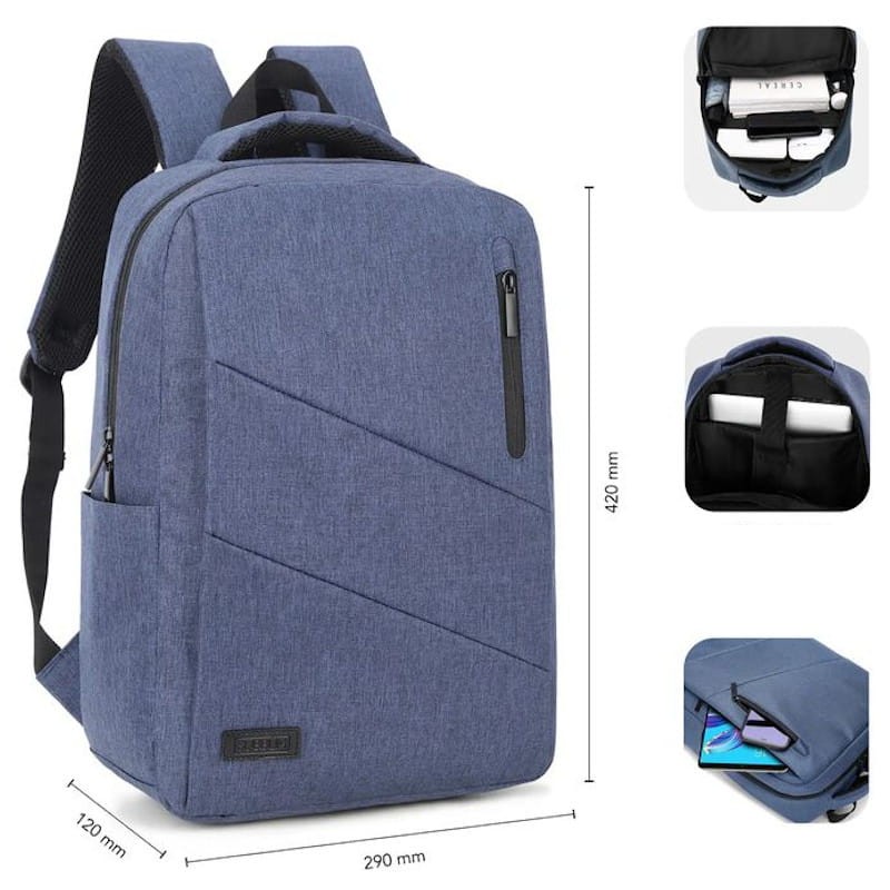 Mochila para laptop Subblim City 15,6 Azul - Item4