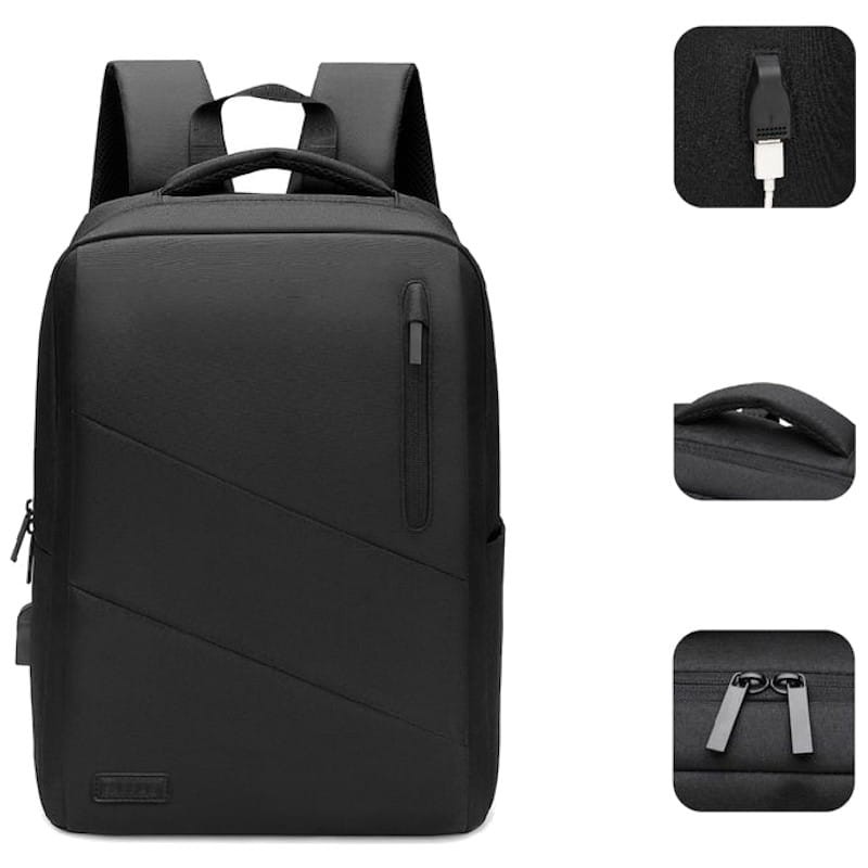 Subblim City Sac à dos ordinateur 15.6 Noir - Ítem2