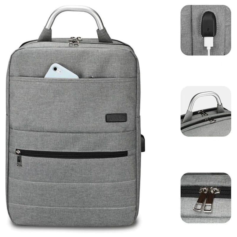 Subblim Elite Air Rembourrage Sac à dos pour ordinateur portable 15,6 Gris - Ítem2