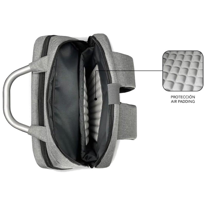 Subblim Elite Air Rembourrage Sac à dos pour ordinateur portable 15,6 Gris - Ítem5