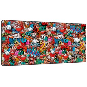 SUBBLIM Graffiti XL Multicolore - Tapis de souris