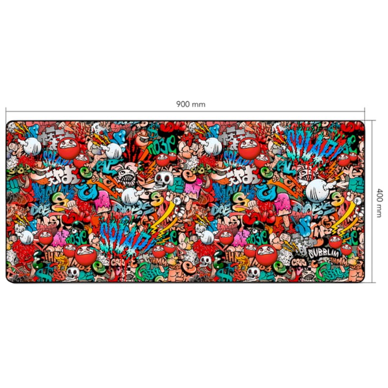 SUBBLIM Graffiti XL Multicolore - Tapis de souris - Ítem1