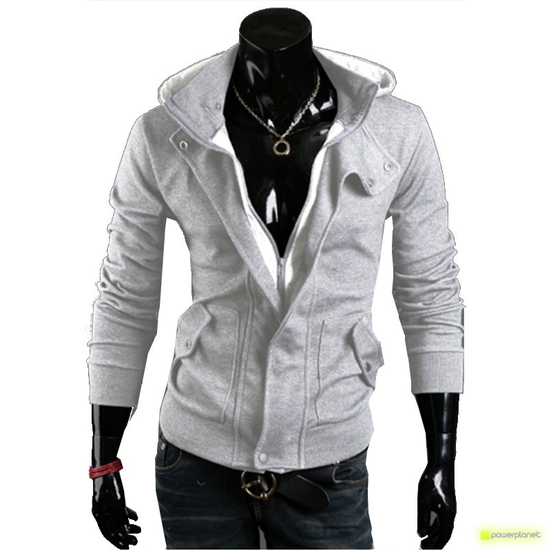 Sudadera Great Neck Gris - Hombre
