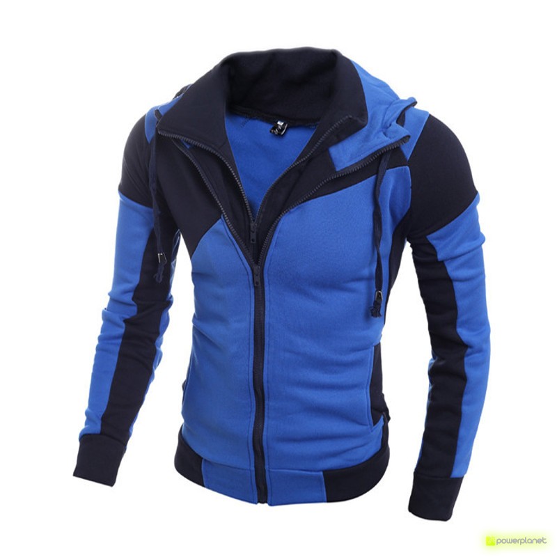 Sudadera last Puzzle Azul - Hombre