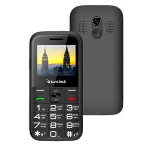 Sunstech CEL4 32 MB Negro - Teléfono Móvil para Personas Mayores