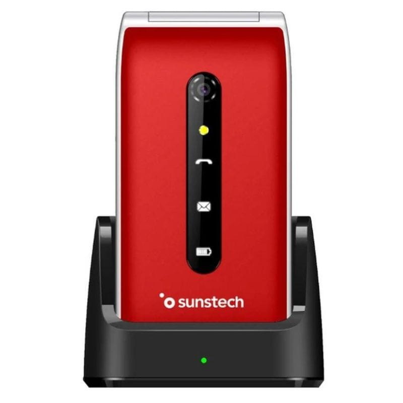 Sunstech CELT18 32MB/32MB Rojo - Teléfono Móvil para Personas Mayores - Ítem3