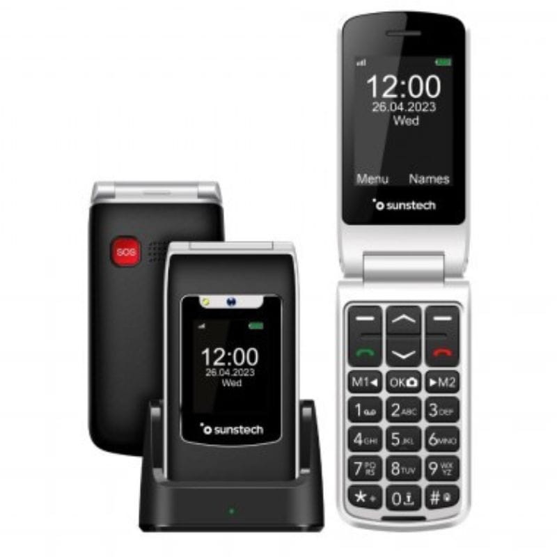 Sunstech CELT23 32MB/32MB Noir - Téléphone portable pour seniors - Ítem