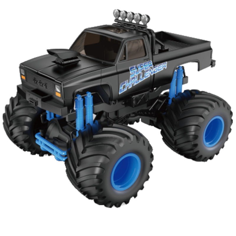 Super Big Wheels Racing Car DL16A01-1 1/16 Azul - Coche RC Eléctrico - Ítem