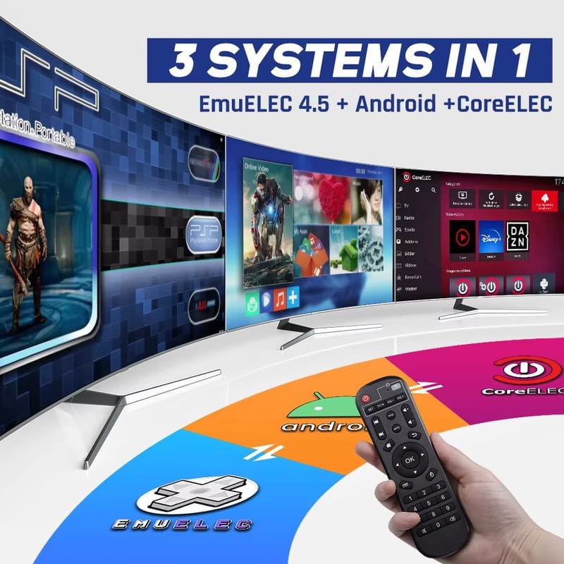 Super Console X2 Pro 2GB/8GB Triple OS + Cartão de 128GB - Consola Retro - Item1