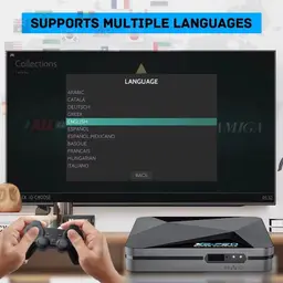 Langues de Super Console X2 Pro 2Go/8Go Triple OS + Carte 256Go - Retro Console