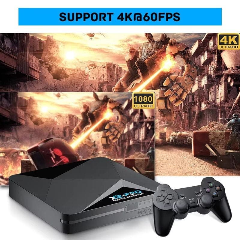 Grande qualité d'image de Super Console X2 Pro 2Go/8Go Triple OS + Carte 256Go - Retro Console