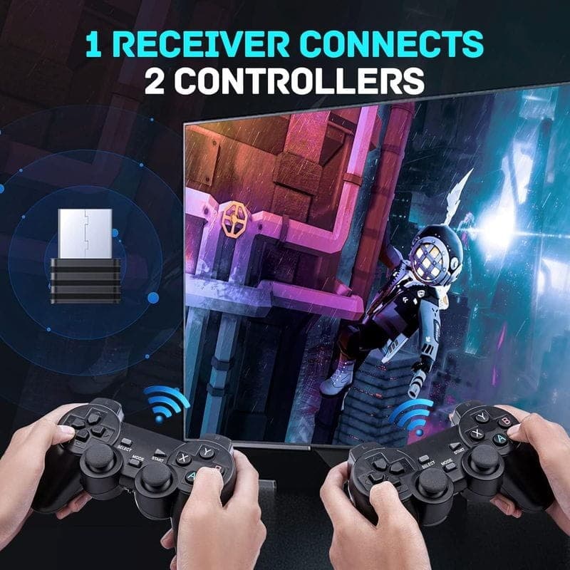 Deux contrôleurs de Super Console X2 Pro 2Go/8Go Triple OS + Carte 256Go - Retro Console