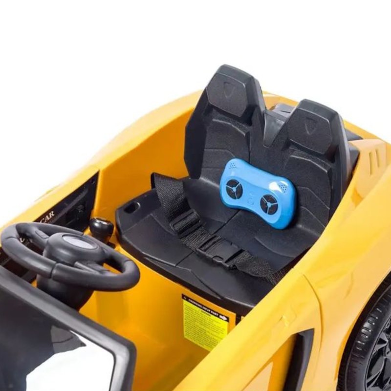 Super Deportivo Estilo Lamborghini 12V Amarillo - Coche eléctrico para niños - Ítem9