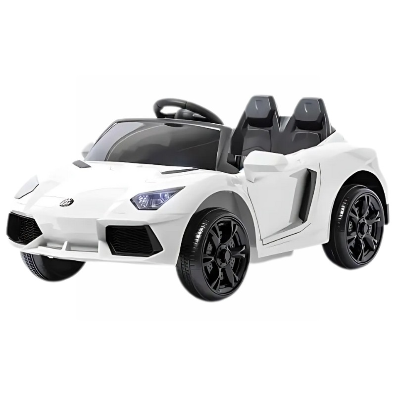 Super Deportivo Estilo Lamborghini 12V Blanco - Coche eléctrico para niños - Ítem