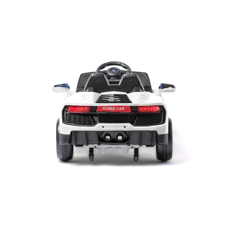 Super Deportivo Estilo Lamborghini 12V Blanco - Coche eléctrico para niños - Ítem6