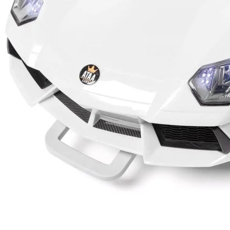 Super Deportivo Estilo Lamborghini 12V Blanco - Coche eléctrico para niños - Ítem7