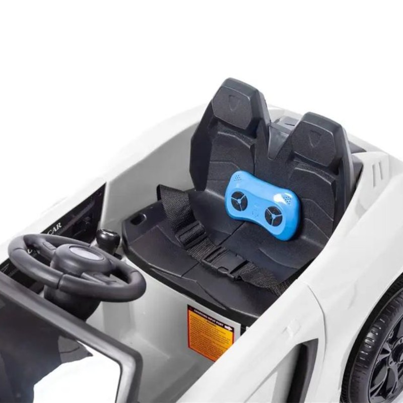 Super Deportivo Estilo Lamborghini 12V Blanco - Coche eléctrico para niños - Ítem9