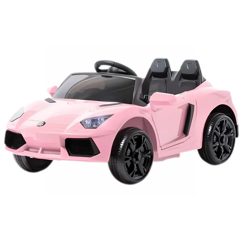 Super Desportivo Style Lamborghini 12V Rosa - Carro elétrico para crianças - Item