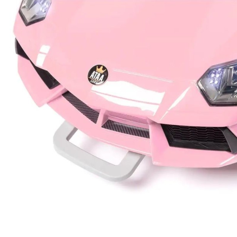 Super Desportivo Style Lamborghini 12V Rosa - Carro elétrico para crianças - Item8