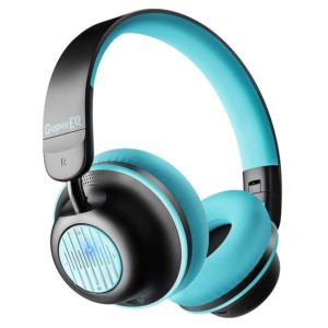 Super EQ S2 Preto e Azul - Fones de ouvido Bluetooth