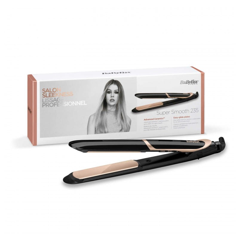 Plancha de pelo BaByliss Super Smooth 235 Titanium Negro - Ítem3