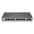 Switch PoE ESCAM 8 Portas POE + 2 - compatível com câmaras de vigilância IP ESCAM - Item