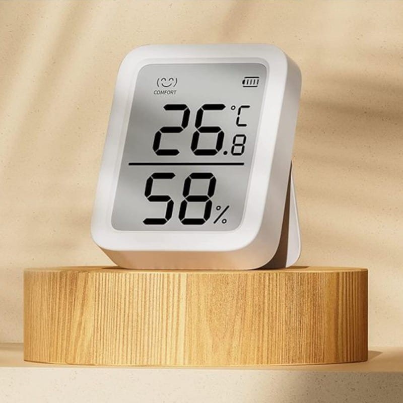 SwitchBot Thermomètre et hygromètre Plus - Jusqu'à 1 an